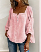Women's Button Front Blouse