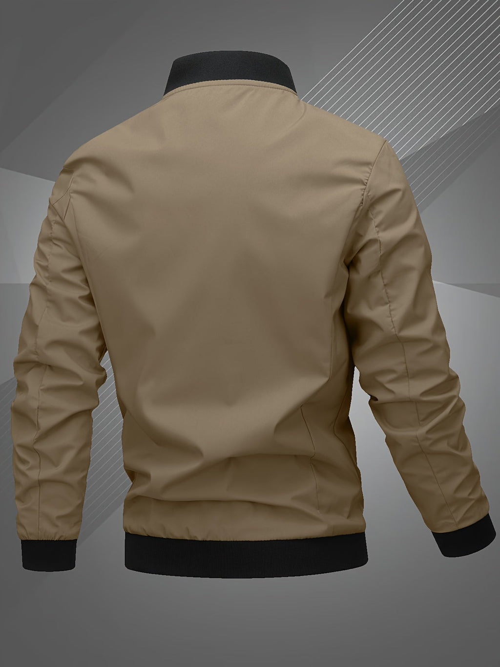 Men’s Lightweight Zip-Up Bomber Jacket