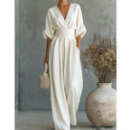 Women's Wrap Maxi Jumpsuit