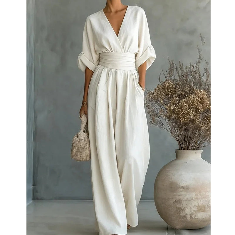 Women's Wrap Maxi Jumpsuit