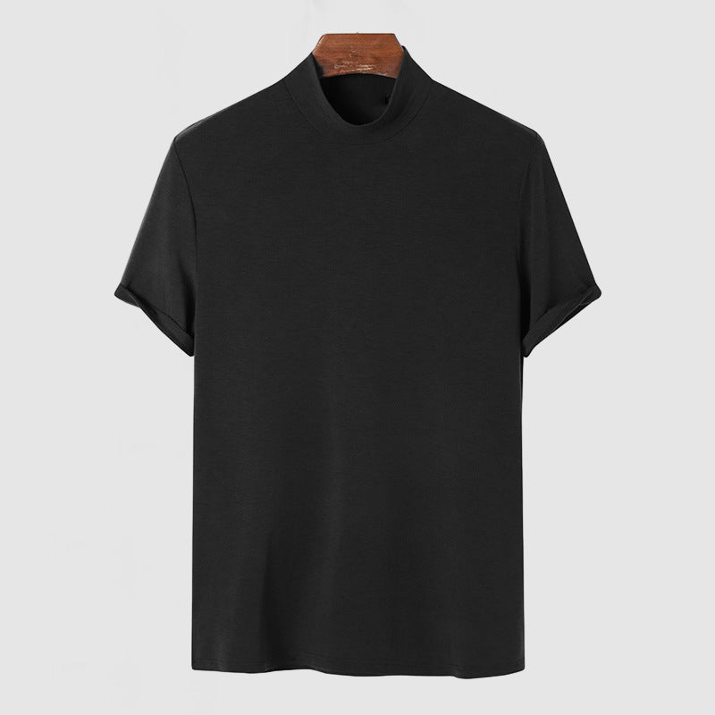 Men’s Slim Fit Mock Neck T-Shirt