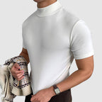 Men’s Slim Fit Mock Neck T-Shirt