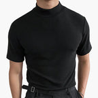 Men’s Slim Fit Mock Neck T-Shirt