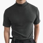 Men’s Slim Fit Mock Neck T-Shirt