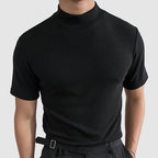 Men’s Slim Fit Mock Neck T-Shirt