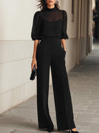 Women's Wide Leg Elegant Jumpsuit