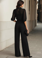 Women's Wide Leg Elegant Jumpsuit