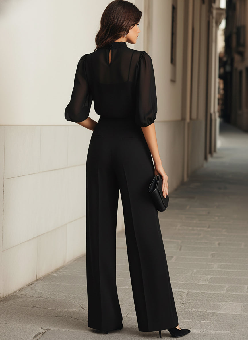 Women's Wide Leg Elegant Jumpsuit