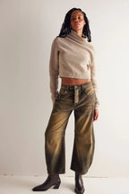 Women's Relaxed Fit Wide Leg Jeans