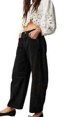 Women's Relaxed Fit Wide Leg Jeans