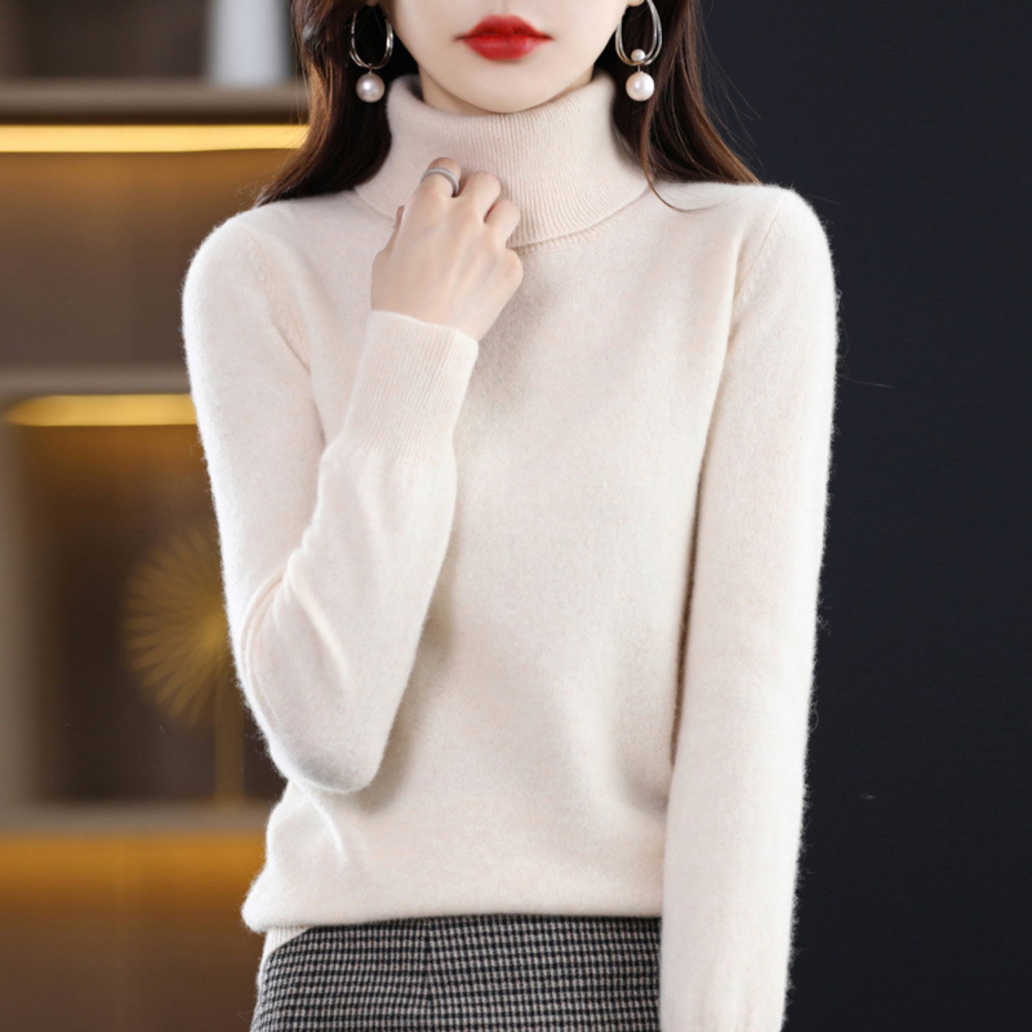 Women’s Knit Turtleneck Sweater