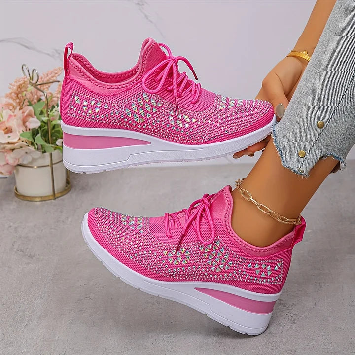 Women’s Embellished Wedge Sneakers
