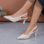 Women’s Slingback Heels with Pointed Toe