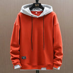 Men's Pullover Hoodie With Drawstring Hood