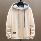 Men's Pullover Hoodie With Drawstring Hood