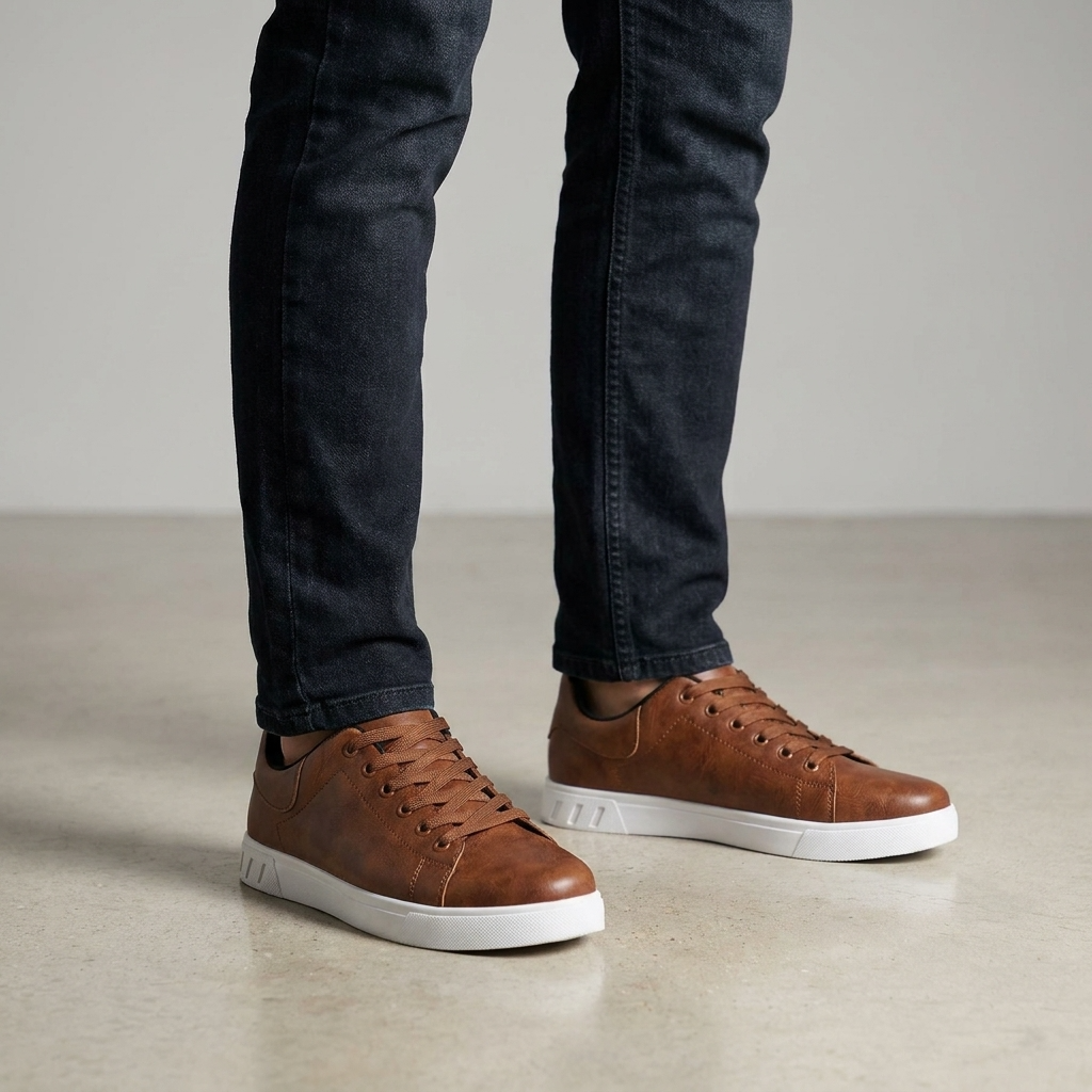 Men's Low-Top Lace-Up Sneakers