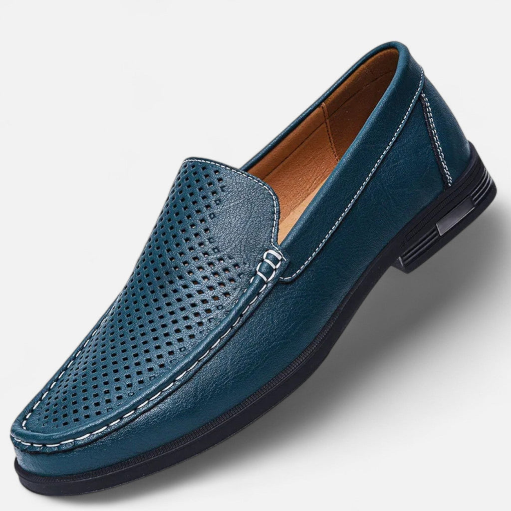 Men's Perforated Slip-On Loafers