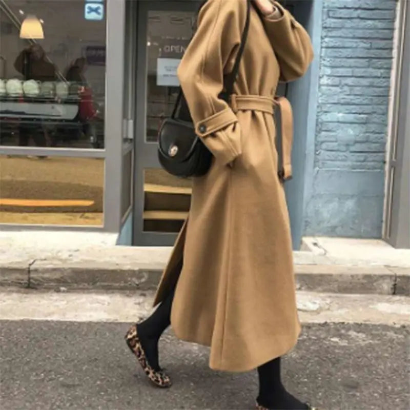Women’s Longline Collared Coat