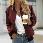 Women’s Zip-Up Bomber Jacket