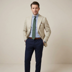 Men's Casual Blazer With Notch Lapels