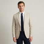 Men's Casual Blazer With Notch Lapels