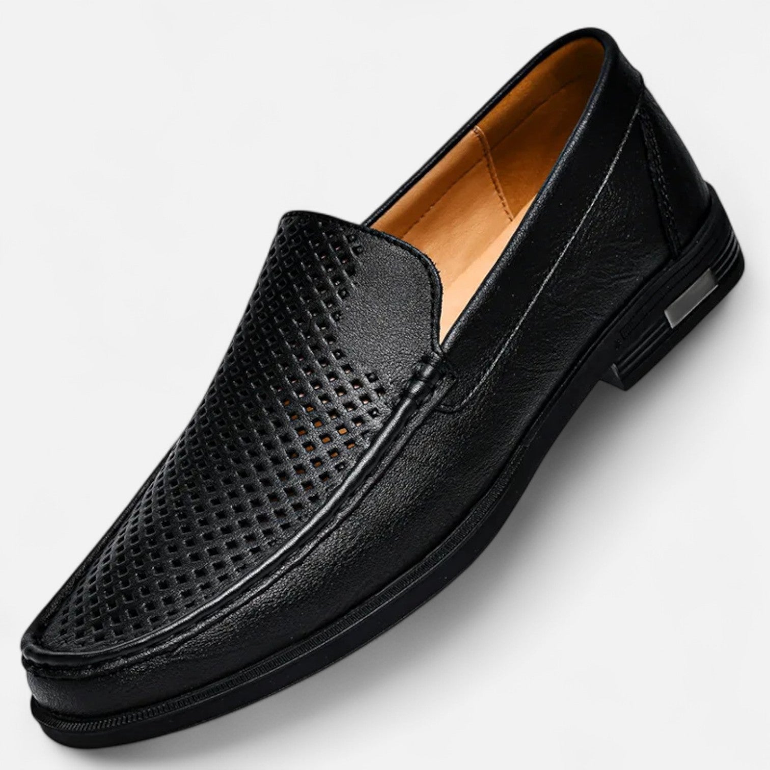 Men's Perforated Slip-On Loafers