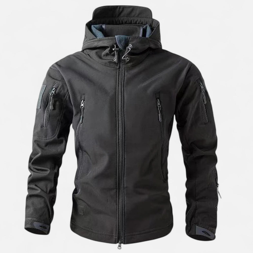 Men's Hooded Tactical Zip Jacket