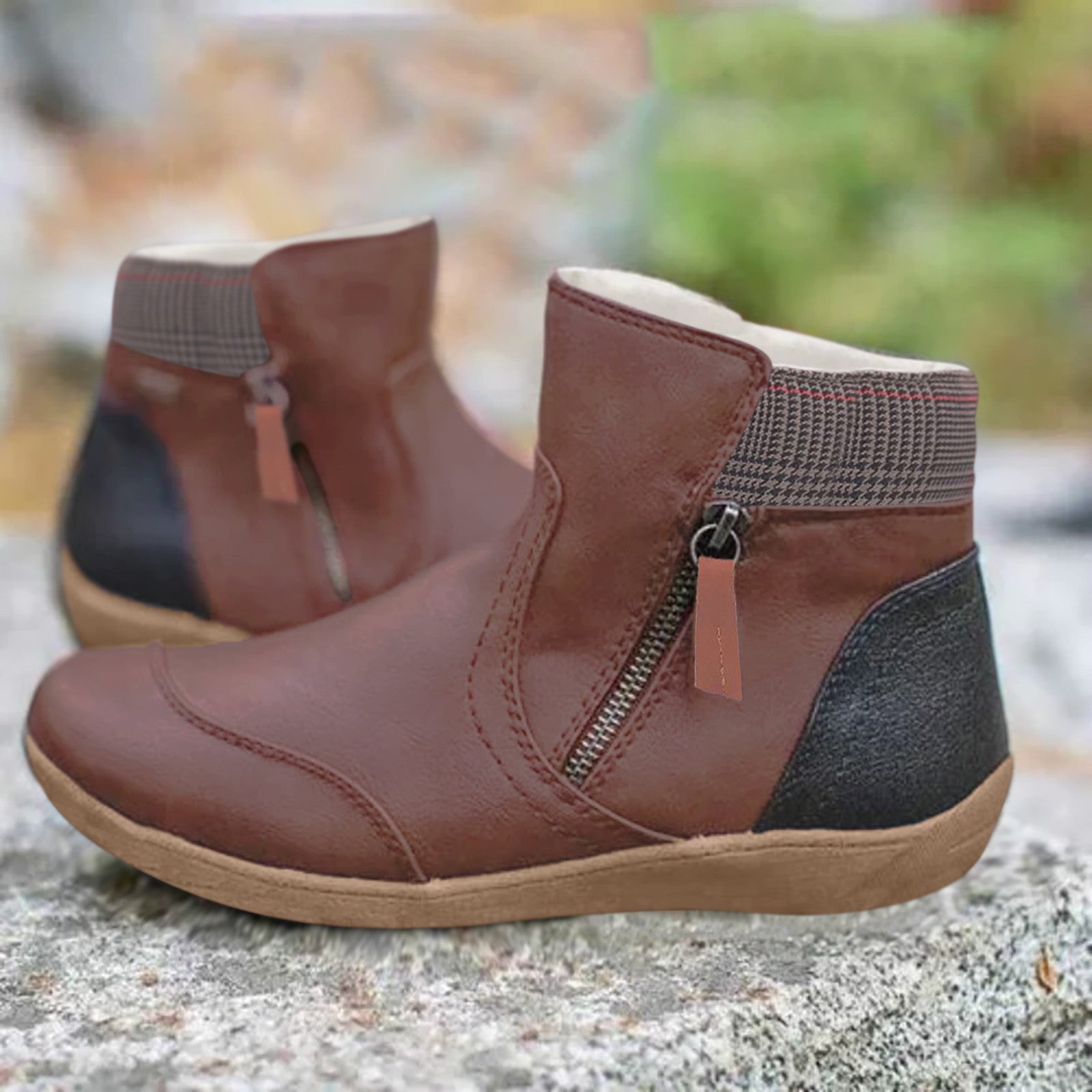 Women's Plush Lined Ankle Boots