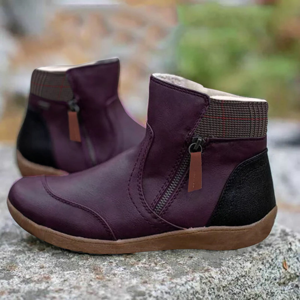 Women's Plush Lined Ankle Boots