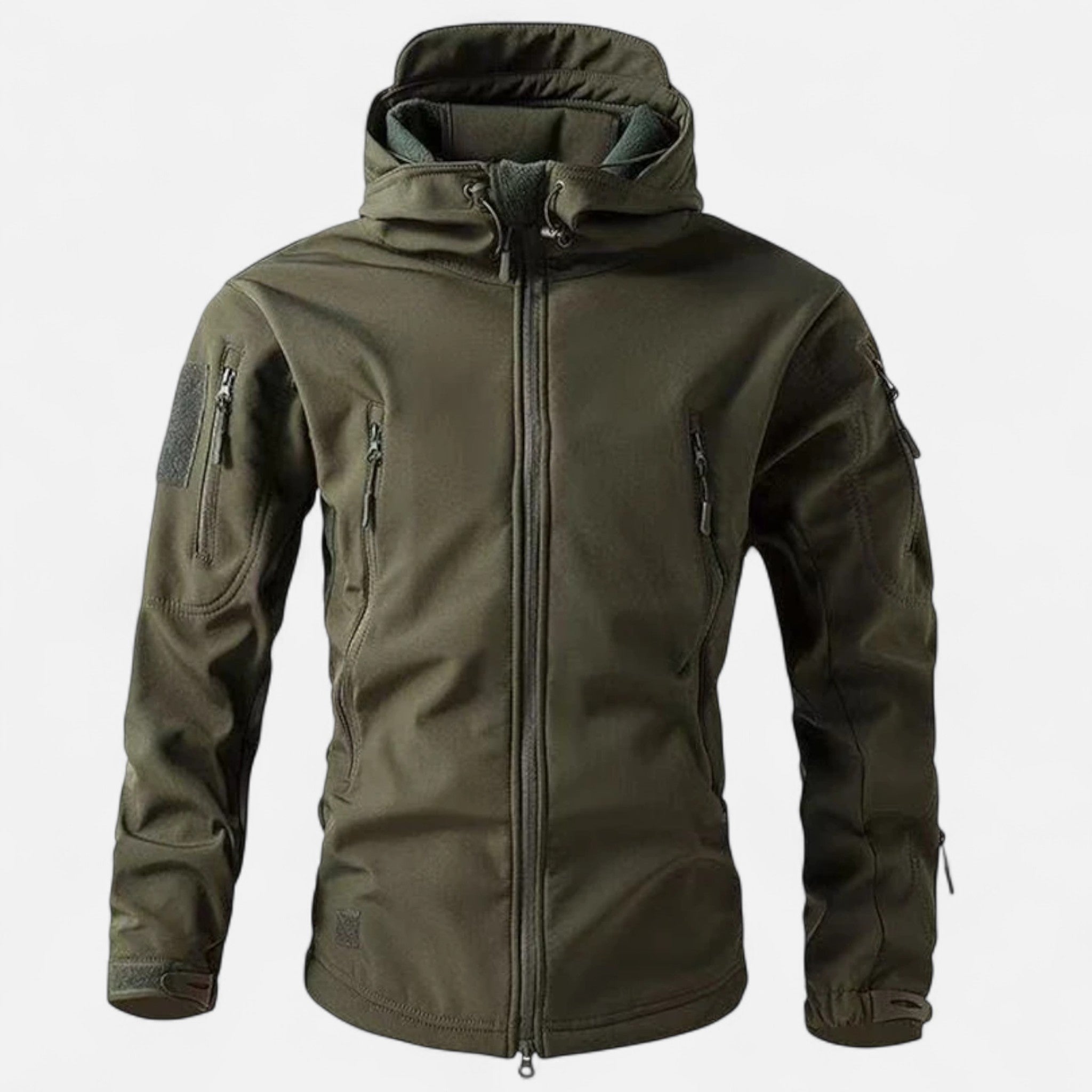 Men's Hooded Tactical Zip Jacket