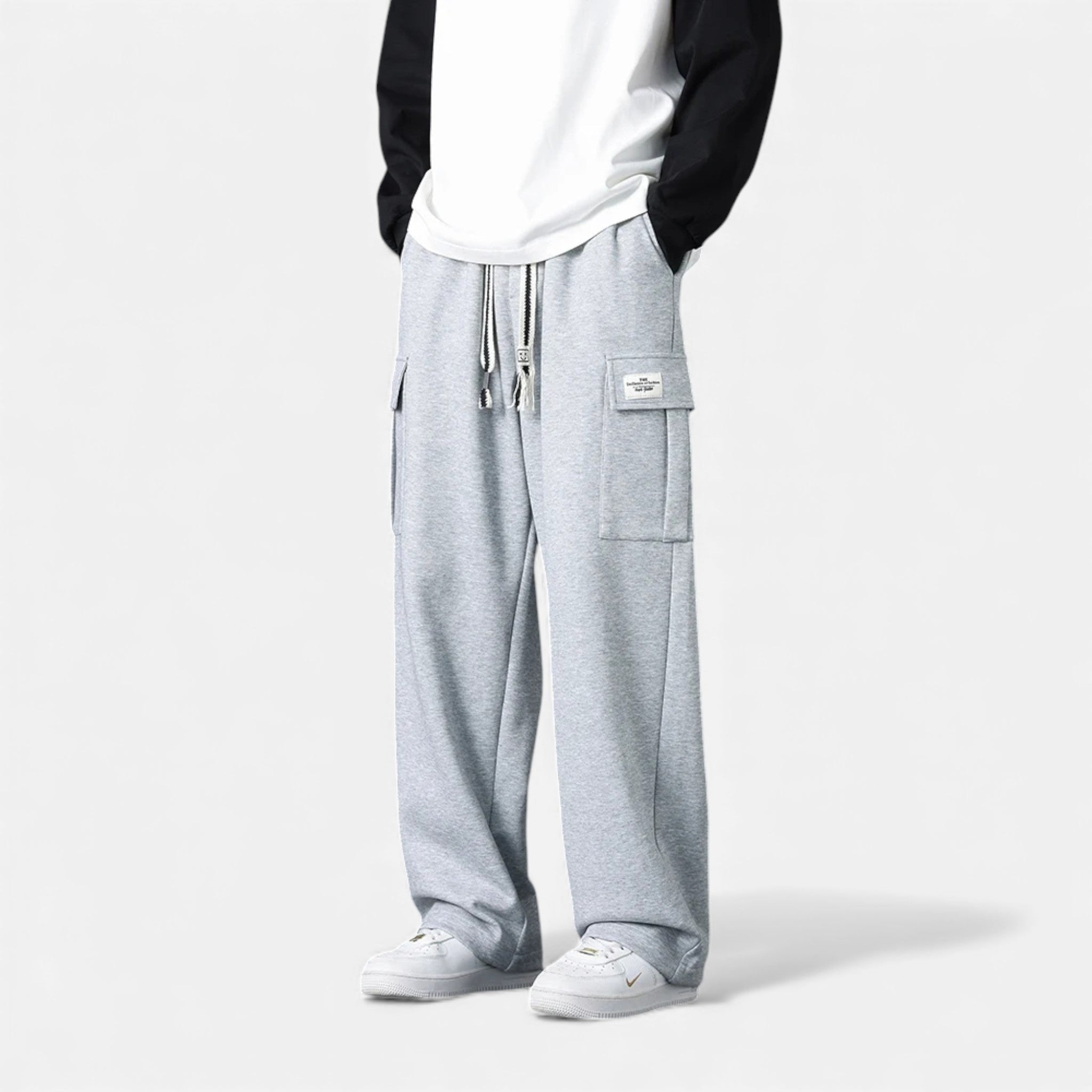 Men's Loose Fit Cargo Sweatpants