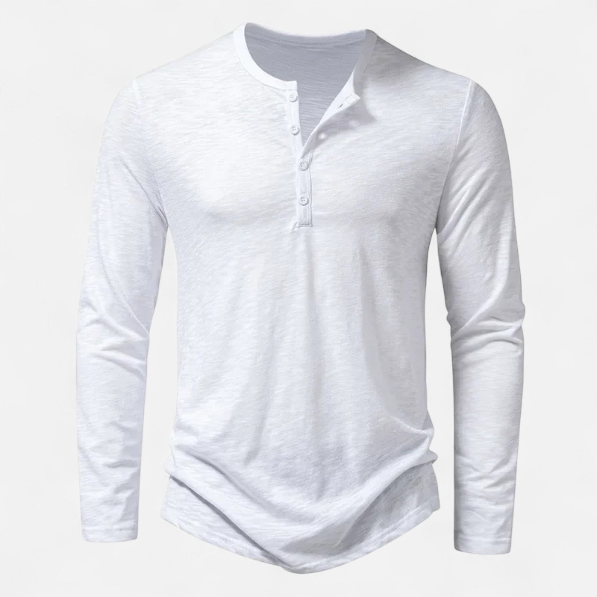 Men's Long Sleeve Henley Shirt