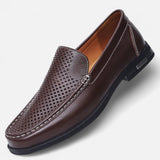 Men's Perforated Slip-On Loafers