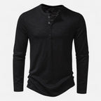 Men's Long Sleeve Henley Shirt