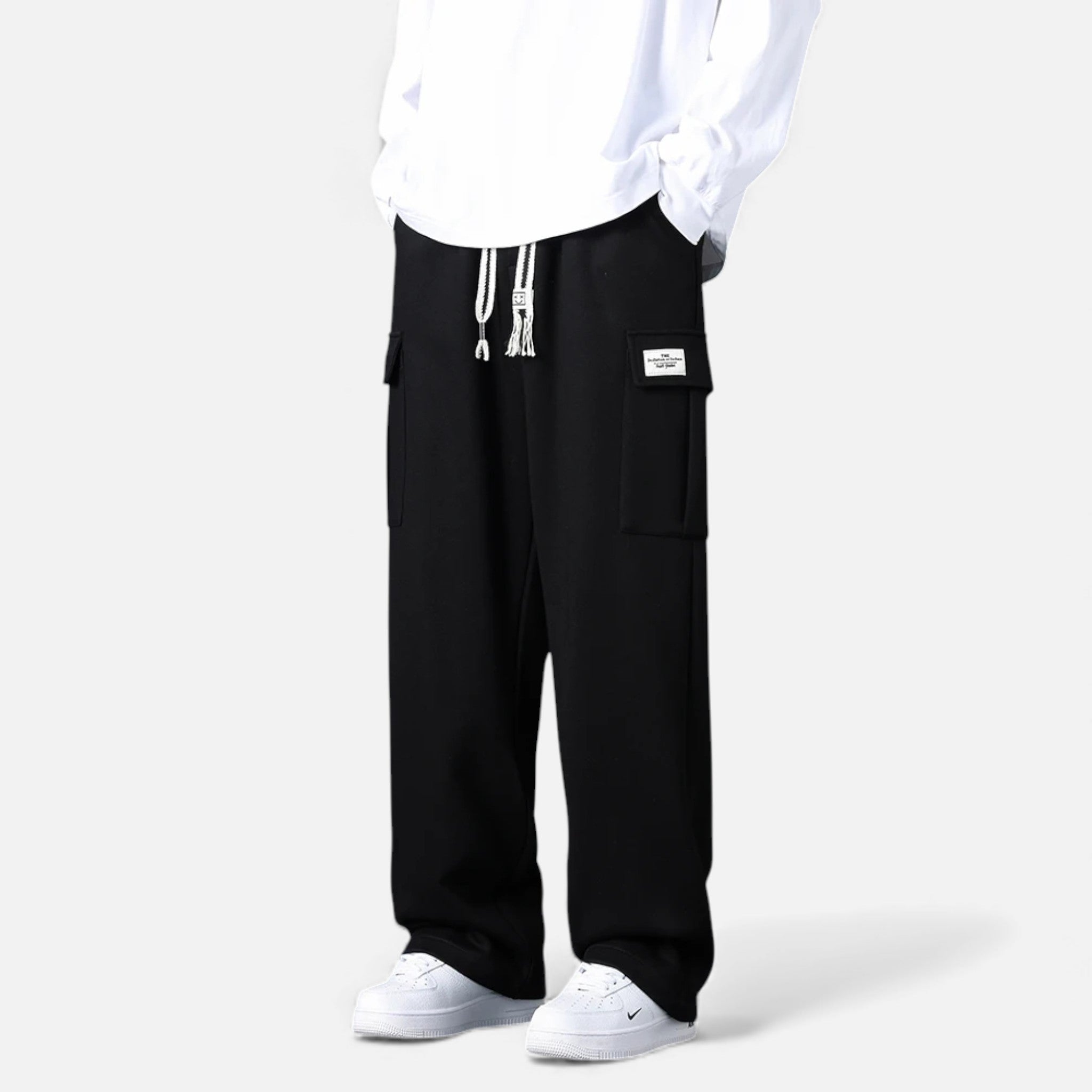 Men's Loose Fit Cargo Sweatpants