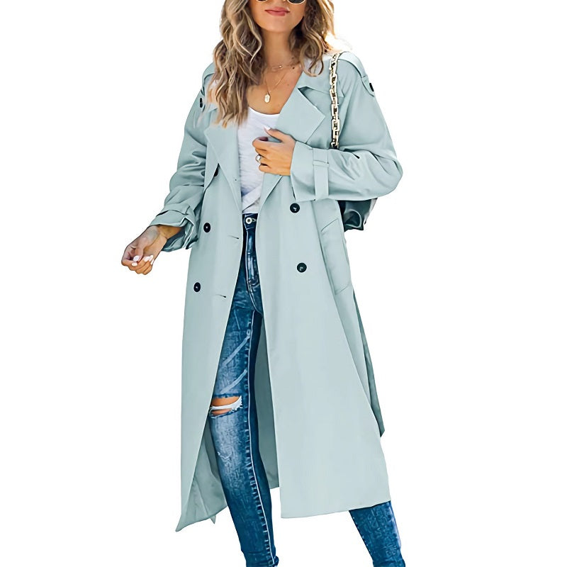 Women’s Double-Breasted Trench Coat