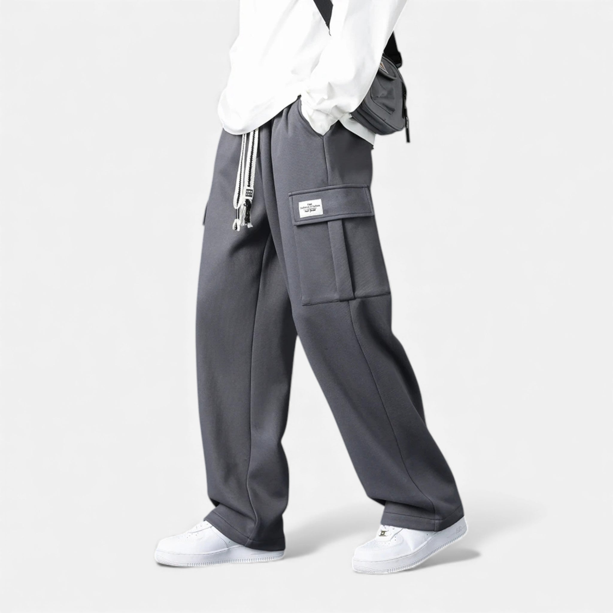 Men's Loose Fit Cargo Sweatpants