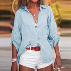 Women’s Relaxed Button Blouse