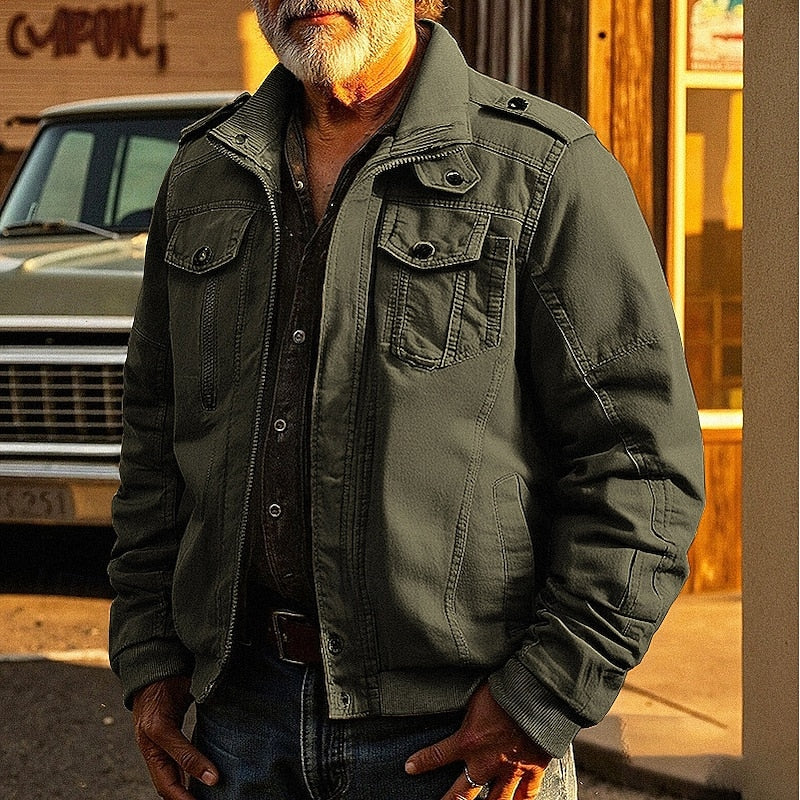 Men’s Utility Jacket with Flap Pockets