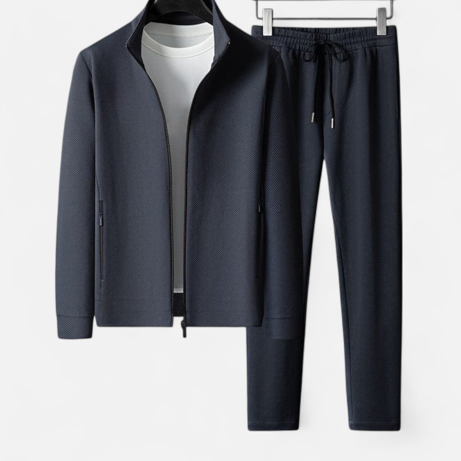 Men's Zip Jacket Tracksuit Set