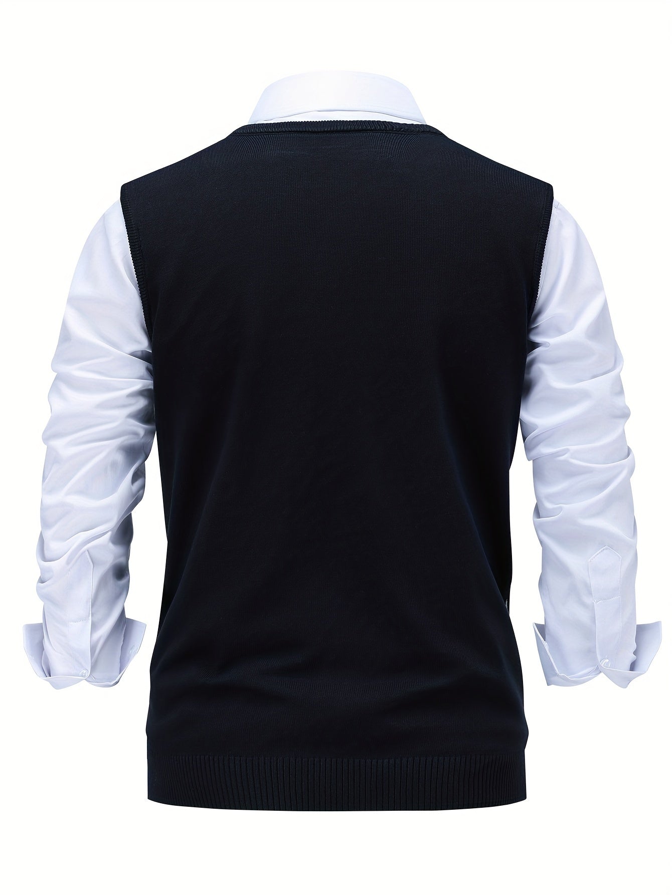 Men’s Stylish Argyle Sweater Vest