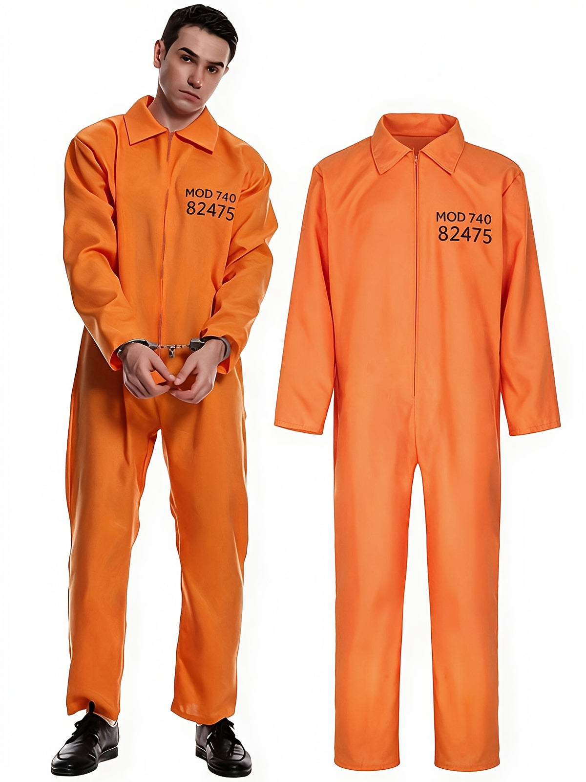 Men’s Halloween Prisoner Jumpsuit Costume