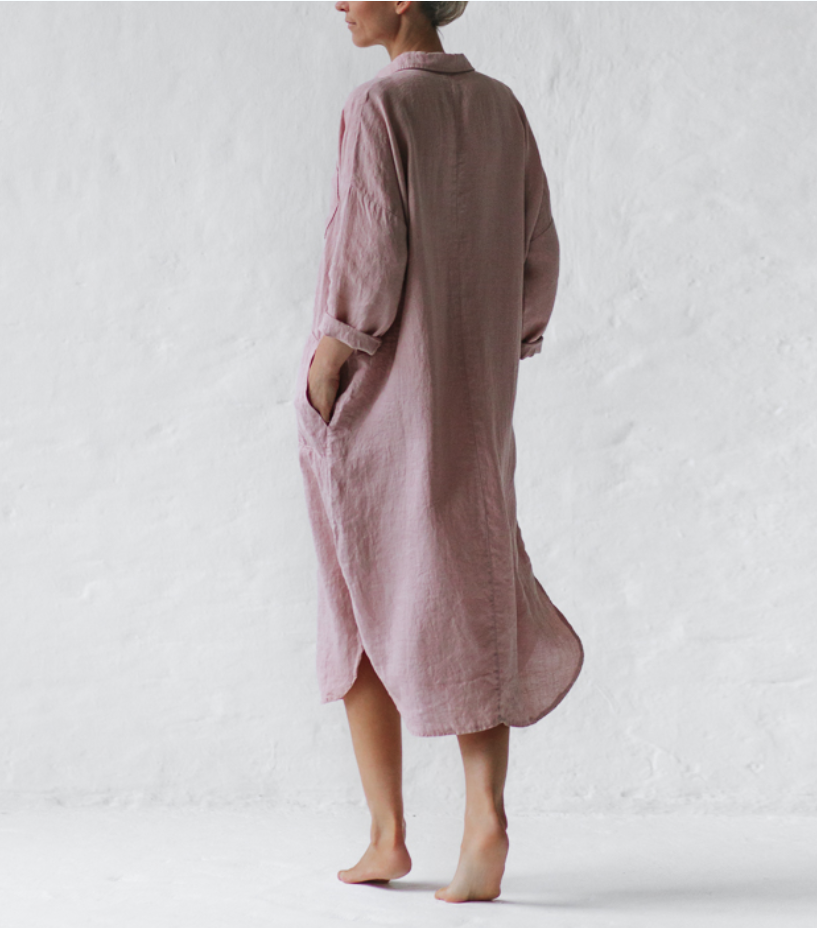 Women’s Relaxed Shirt Midi Dress