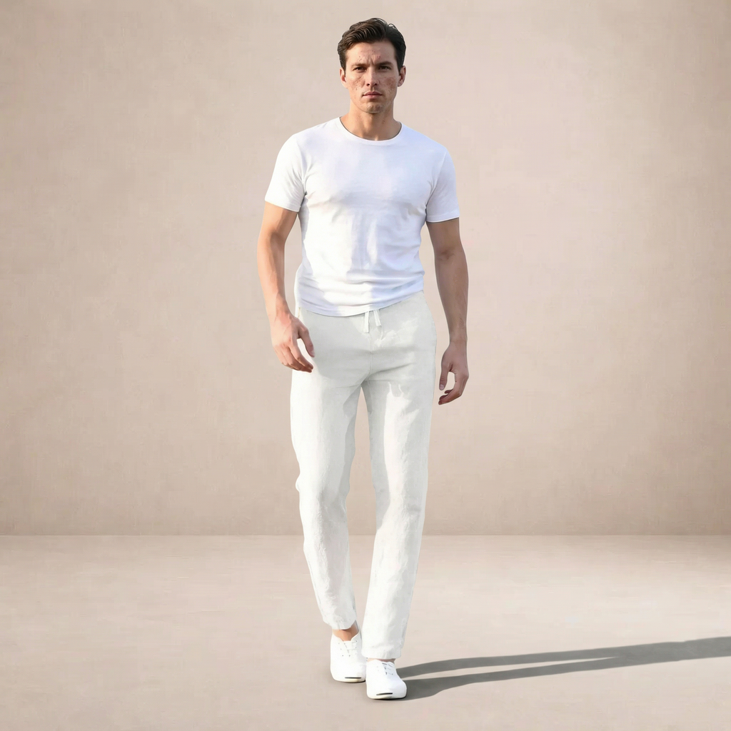Men's Tapered Fit Casual Trousers