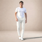 Men's Tapered Fit Casual Trousers