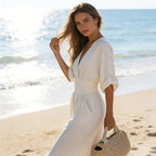 Women's Wrap Maxi Jumpsuit
