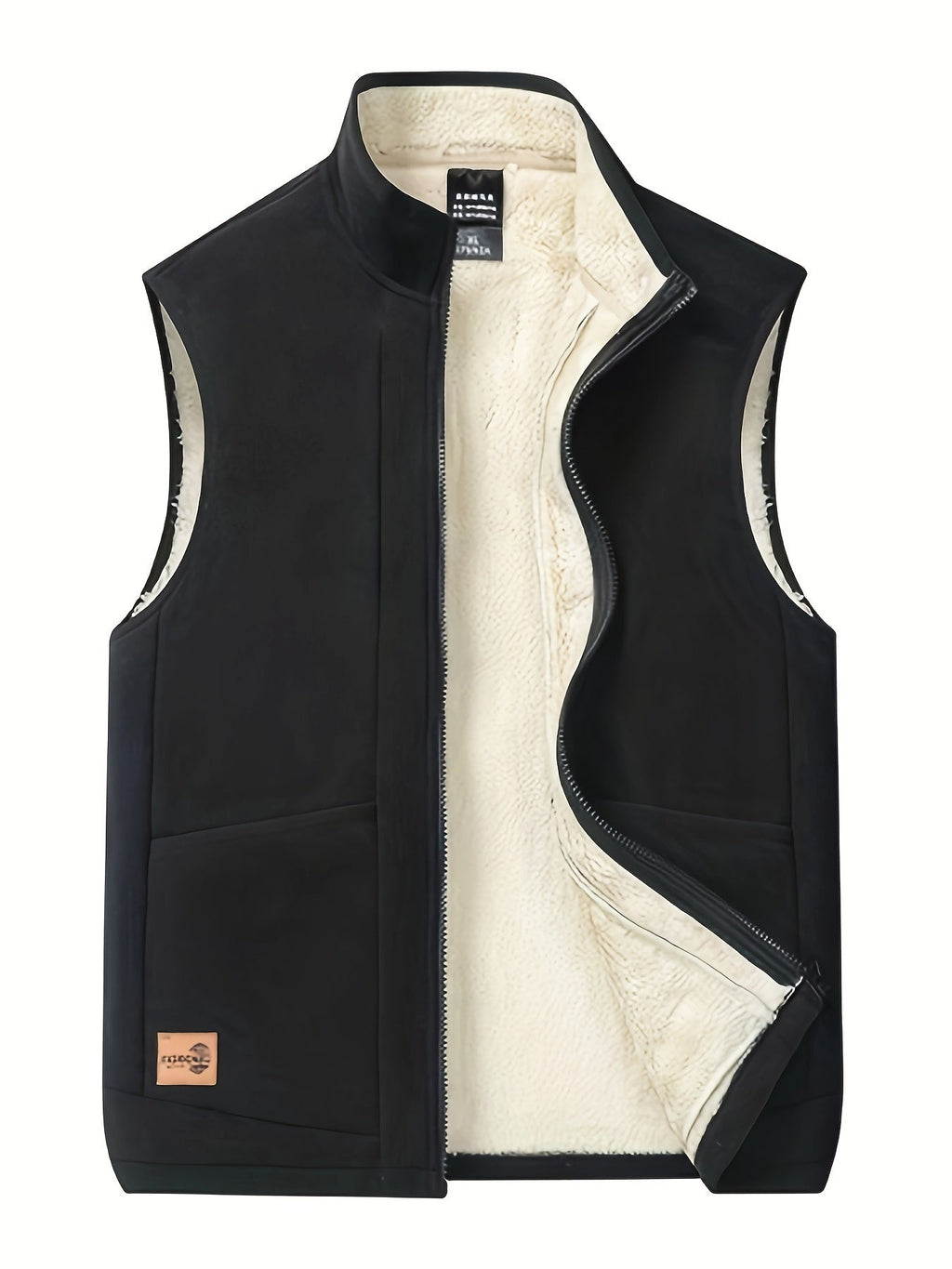 Men's Zip Front Stand Collar Vest