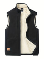 Men's Zip Front Stand Collar Vest