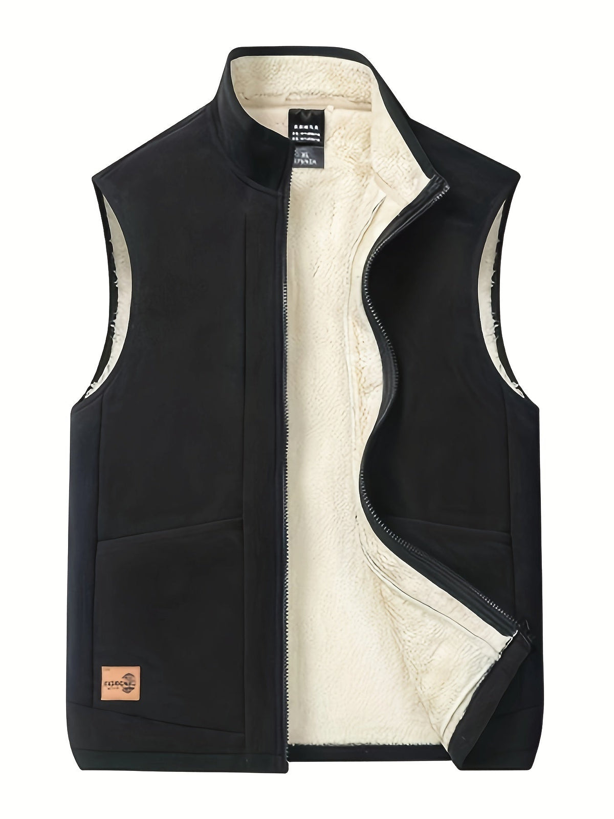 Men's Zip Front Stand Collar Vest