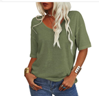 Women's Relaxed V Neck Top